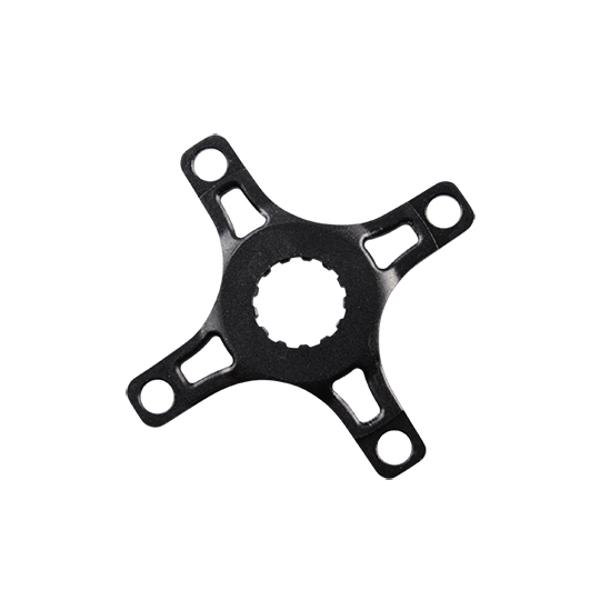 SPIDER POUR PLATEAU E BIKE / VAE MONO DIAM 104 NOIR 4 BRANCHES STRONG COMP. BOSCH 3EME GENER