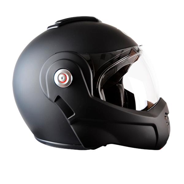 HELMET -FLIP UP- SIMPLE ECRAN TRENDY 20 T-705 REVERSE BLACK MATT T61-62