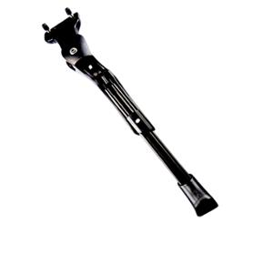 LATERAL STAND -ADJUSTABLE 24/29''- REINFORCED ALU FOR E-BIKE BLACK (FIXING 2 SCREWS 40 & 18mm)