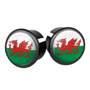 HANDLEBAR CAPS -ROAD- VELOX-PLASTIC PUSH IN- WALES (PR)