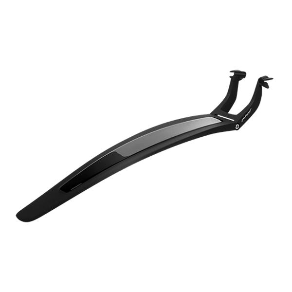 MUDGUARD MTB -REAR- 16/2024/26/27.5/29"" POLISPORT S-MUD LONG BLACK MOUNTING SADDLE RAIL"
