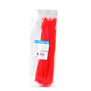 COLLIER RILSAN PLASTIQUE ROUGE LONG 3,6X250 MM (X100)