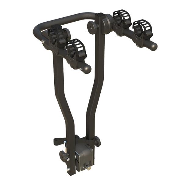 BICYCLE CARRIER SUSPENDED ON HITCH PERUZZO AREZZO RECLINABLE STEEL 2 BIKES -  FIXED PRICE