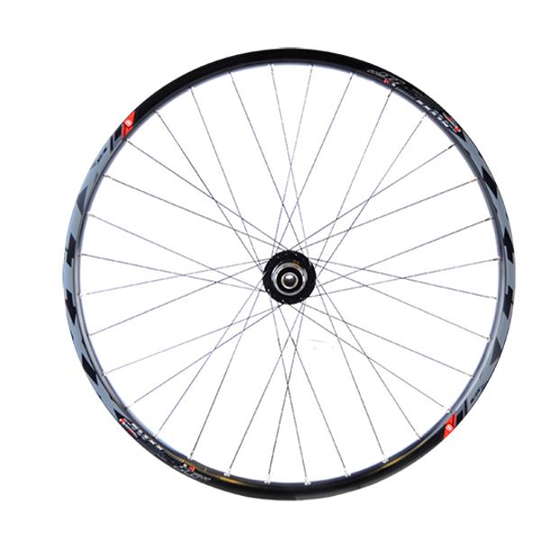 ROUE VTT 26" AR K7 JANTE NOIR MACH1 KLIXX TUB.READY.MOY.DISQUE 6T 9 / 10 / 11V AXE.TRAV.12X142