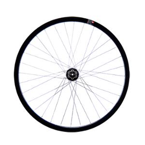 ROUE GRAVEL 700 FRONT BLOCKAGE BLACK RIM MACH1 GRAVEL TUB. READY HUB : SHIMANO M475 DISC 6T