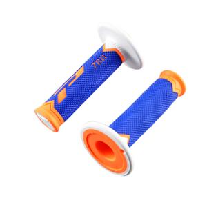 GRIPS PROGRIP 788    BLUE /NEON ORANGE/WHITE    TRIPLE DENSITY     115mm    (PAIR)