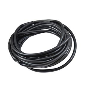 GAINE FIL ELECTRIQUE PVC / SOUPLISSEAU 8X9 NOIR 1M