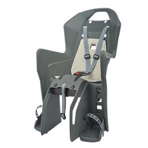 BABY CARRIER -REAR- ON LUGGAGE RACK POLISPORT KOOLAH RMS LIGHT GREY/DARK GREY CUSSION