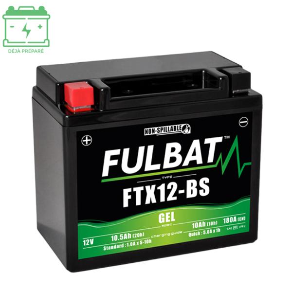 BATTERY FTX12-BS FULBAT 12V10AH LG150 W87 H130 (GEL MAINTENANCE FREE) - FACTORY ACTIVATED
