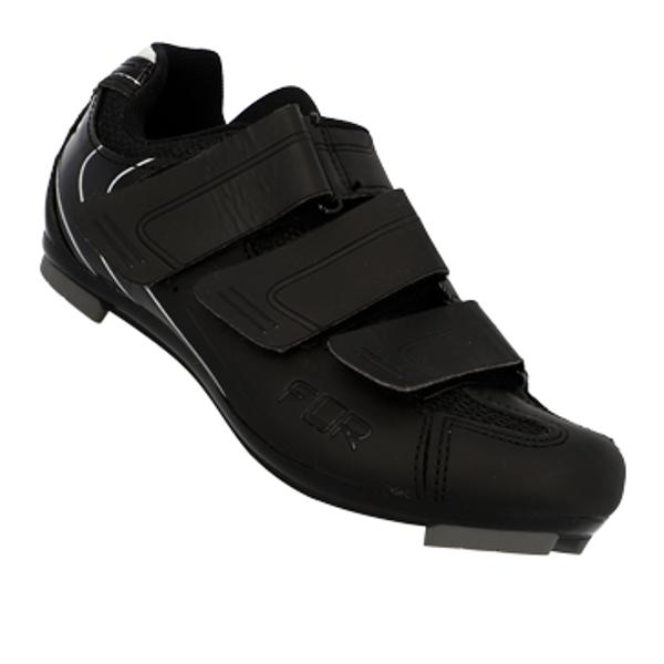 CHAUSSURE ROUTE FLR PRO F35 T36 NOIR 3 BANDES AUTO AGRIPPANTES  (PR)
