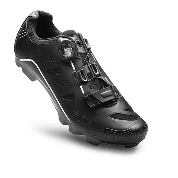 SHOE MTB FLR ELITE F75 S 40 BLACK WHEEL TIGHTENING + AUTO-GRIPPING TAPE (PAIR)