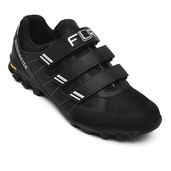 SHOE -MTB- FLR TOURING BUSHMASTER S47 BLACK/SILVER (PAIR)