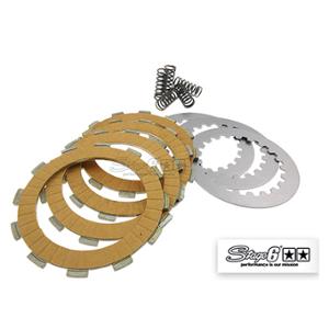 CLUTCH DISC MOTO 50cc STAGE6 FOR DERBI SENDA EURO2/EURO3/EURO4 (RACING CARBON)