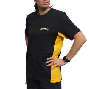 TEE-SHIRT DOPPLER - TAILLE L BANDES LATERALES JAUNES