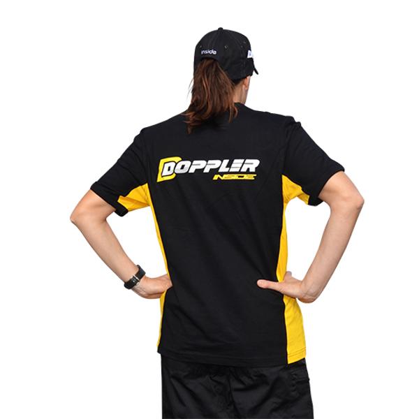 TEE-SHIRT DOPPLER - TAILLE XXL BANDES LATERALES JAUNES
