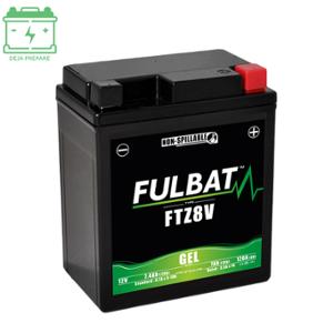 BATTERIE FTZ8V FULBAT 12V7AH LG113 L70 H130 (GEL - SANS ENTRETIEN) - ACTIVEE USINE