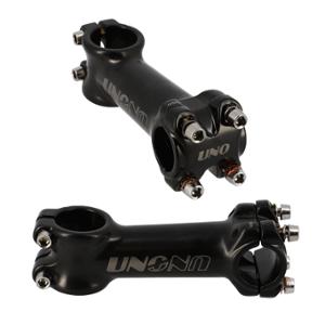 POTENCIA MTB AHEAD-SET 1 1/8 L105 UNO ALUMINIO NEGRO + 7° (MANILLAR 25.4)