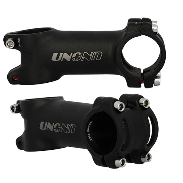 POTEN CARR AHEAD-SET 1 1/8 L80 UNO ALUMINIO 6061 NEGRO MATE-7° +/- 135G (MANILLAR 31.8)