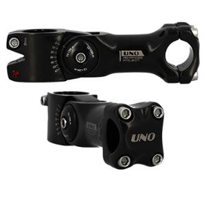 HANDLEBAR STEM ADJUSTABLE AHEAD SET 1""1/8 L110 UNO ALU BLACK 0-60°(HANDLEBAR 25.4)"""