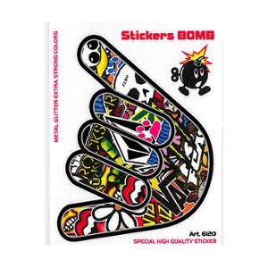 STICKER  BOMBING COOL HAND (10x12cm)