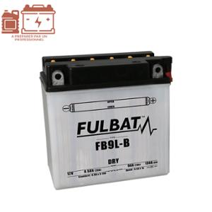 BATTERIE FB9L-B FULBAT 12V9AH LG135 L75 H139 (LIVRE AVEC ACIDE)