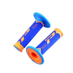 GRIPS PROGRIP 788    BLUE /NEON ORANGE/BLUE TURQUOISE    TRIPLE DENSITY     115mm    (PAIR)