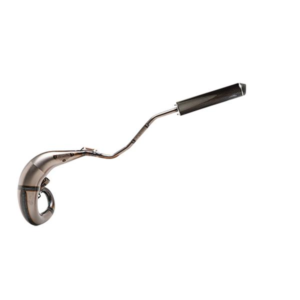 EXHAUST MOTO 50cc YASUNI CROSS ML FOR BETA RR ->12/RIEJU MRX/SMX SIL MAX CARBONE - HIGH LEFT