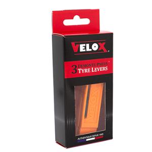 DEMONTE PNEU VELO VELOX PLASTIQUE ORANGE BLISTER (JEU DE 3)