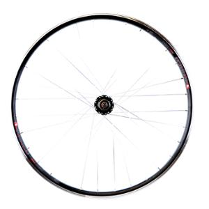 WHEEL HYBRID 28"" -BACK- CASSETTE 9/10-S DISC BLACK RIM  MACH1 KARGO E BIKE HUB VELOX 32T"""