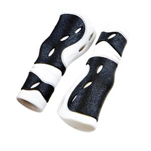 PUÑO BICICLETA PROGRIP 989 DUAL 120MM ERGONOMICO PRECORTADO BLANCO/NEGRO (PR)