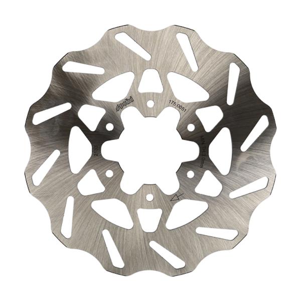 DISQUE FREIN MECABOITE / MOTO AR POLINI WAVE ADAPT. DERBI SENDA DRD / RX / SX / SENDA 125 (D.218)