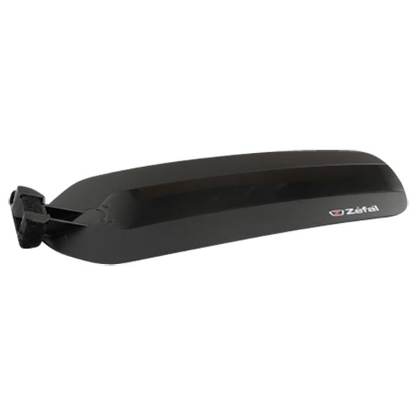 MUDGUARD MTB -REAR- 26"" ZEFAL DEFLECTOR RM60 PLUS BLACK ADJUSTABLE FIXES ON SADDLE STEM"