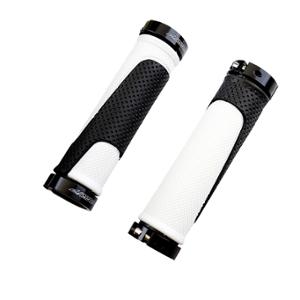 PUÑO BICICLETA PROGRIP 997 125MM LOCK ON DOBLE NEGRO/BLANCO (PR)