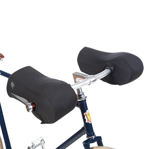 MANCHON VELO IMPERMEABLE TUCANO FIXIE / CARGO  - NOIR NEOPRENE AVEC REFLECTEUR