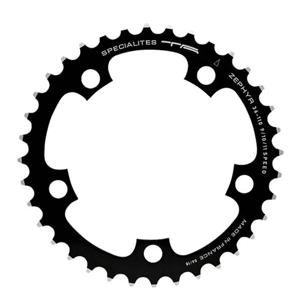 CHAIN RING ROAD Ø110 INTER 33 TEETH BLACK ZEPHYR (COMP.SHIMANO) TA
