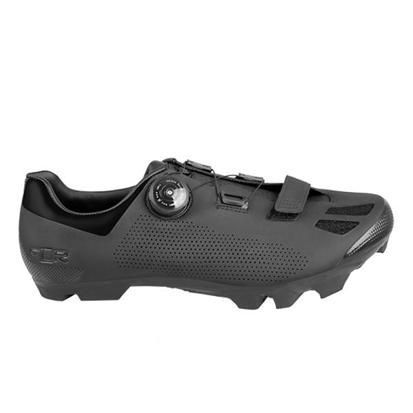 CHAUSSURE VTT FLR ELITE F70 T42 NOIR SERRAGE MOLETTE + BANDE AUTO AGRIPPANTE (PR)