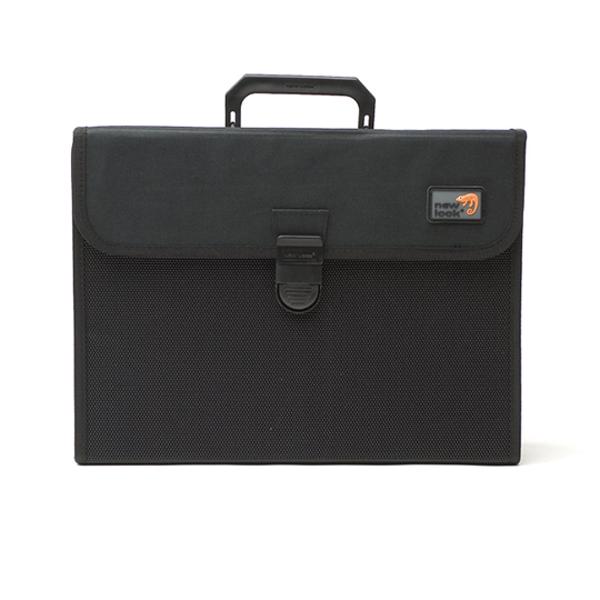 BAG -BICYCLE- LUGGAGE RACK NEWLOOXS BASIC PANNIERBAG BLACK - 13l - 360X265X140mm