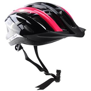 CASQUE ROUTE / VTT POLISPORT RIDE IN NOIR / FUSHIA IN-MOLD AVEC REGLAGE OCCIPITAL 58 / 62