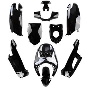 BODY KIT SCOOTER TUN'R FOR PEUGEOT VIVACITY 3 BLACK 2008-> (10 PARTS)