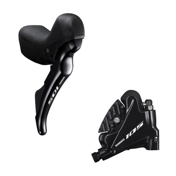 FREIN DISQUE AR HYDRO ROUTE SHIMANO 105 R7020 11V NOIR FLAT MOUNT (SANS DISQUE / SANS ADAPTA