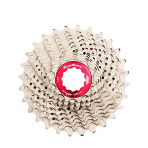 CASSETTE 11 SPEED SUNRACE CSRX1 METALLIC  -  11-25 TEETH (COMPATABLE SHIMANO)