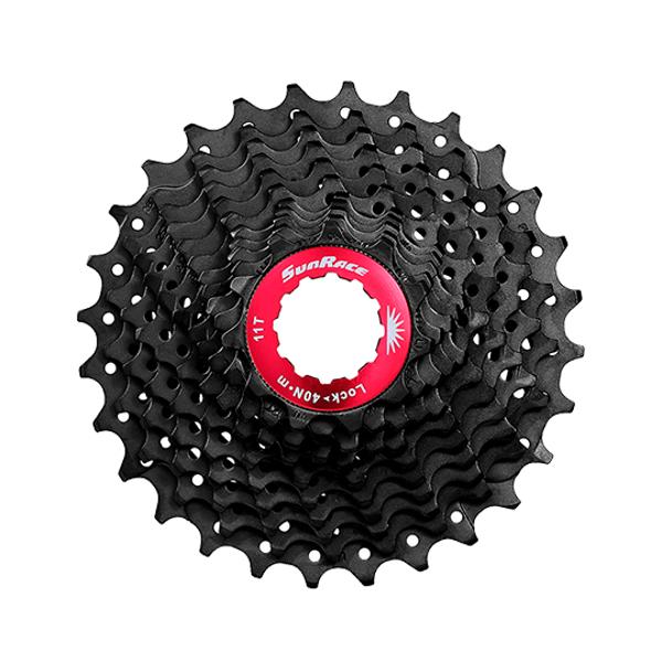 CASSETTE 11-SPEED SUNRACE CSRX1 BLACK        -  11-36 TEETH (COMPATABLE SHIMANO)