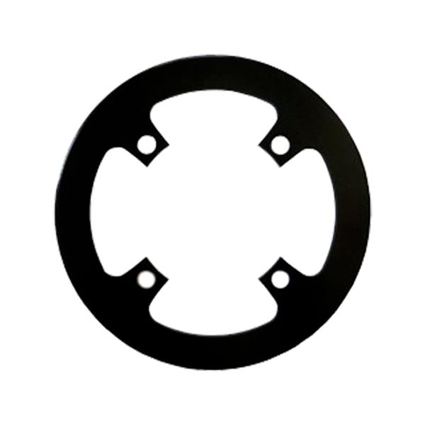 CHAIN GUARD Ø104 EXTER 38 TEETH BLACK ALU 5083 STRONG    E-BIKE