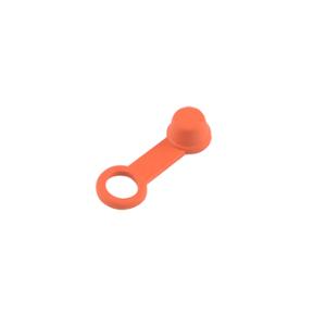 UNIVERSAL MASTER BRAKE CYLINDER BLEEDER SCREW CAP -ORANGE (X1)