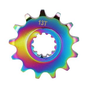 PIGNON MOTO A13 DOPPLER FOR AM6 420 13 TEETH - NEOCHROME