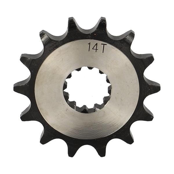 PIGNON MOTO B14 DOPPLER FOR AM6 428 14 TEETH - COATING BLACK