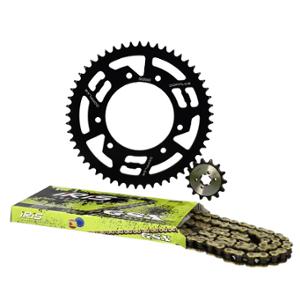 CHAIN KIT DOPPLER -ALU- FOR SENDA DRD/RACING/RCR 11>420 14x53TEETH D10 2  FIX 3X2 ALU black