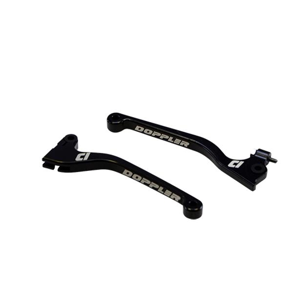 LEVIER MECABOITE DOPPLER ADAPT. DERBI SENDA SM / R RACE 2003->2009 - CNC NOIR (PR)