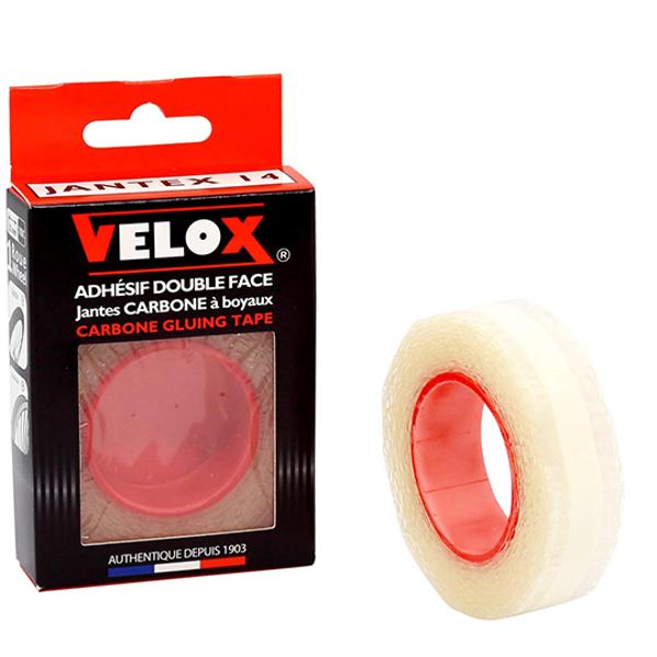 BANDE ADHESIVE / FOND DE JANTE / COLLE BOYAU VELOX JANTEX 14 21MM JANTE CARBONE (POUR 1 ROUE)