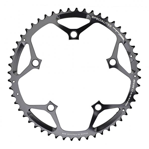 CHAIN RING -ROAD- Ø130 EXTER 52 TEETH ANTHRACITE HEGOA (COMP.SHIMANO) TA